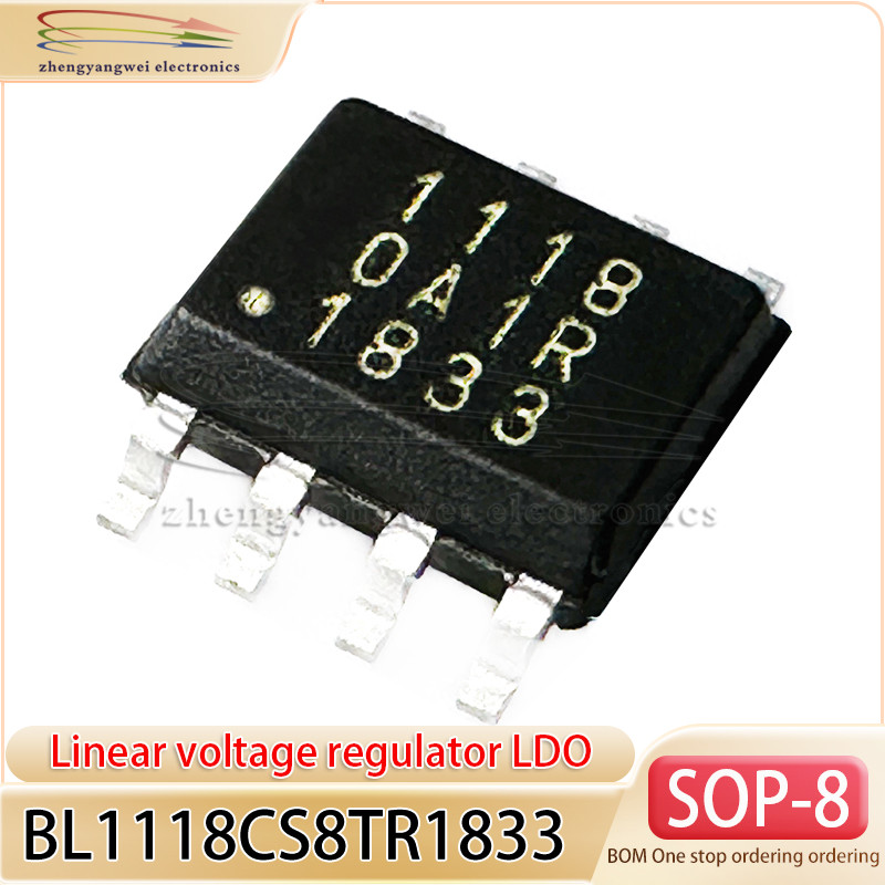 BL1118CS8TR1833 SOP-8 1118 10PCS Dual 1A Low Dropout Linear Regulator (LDO)