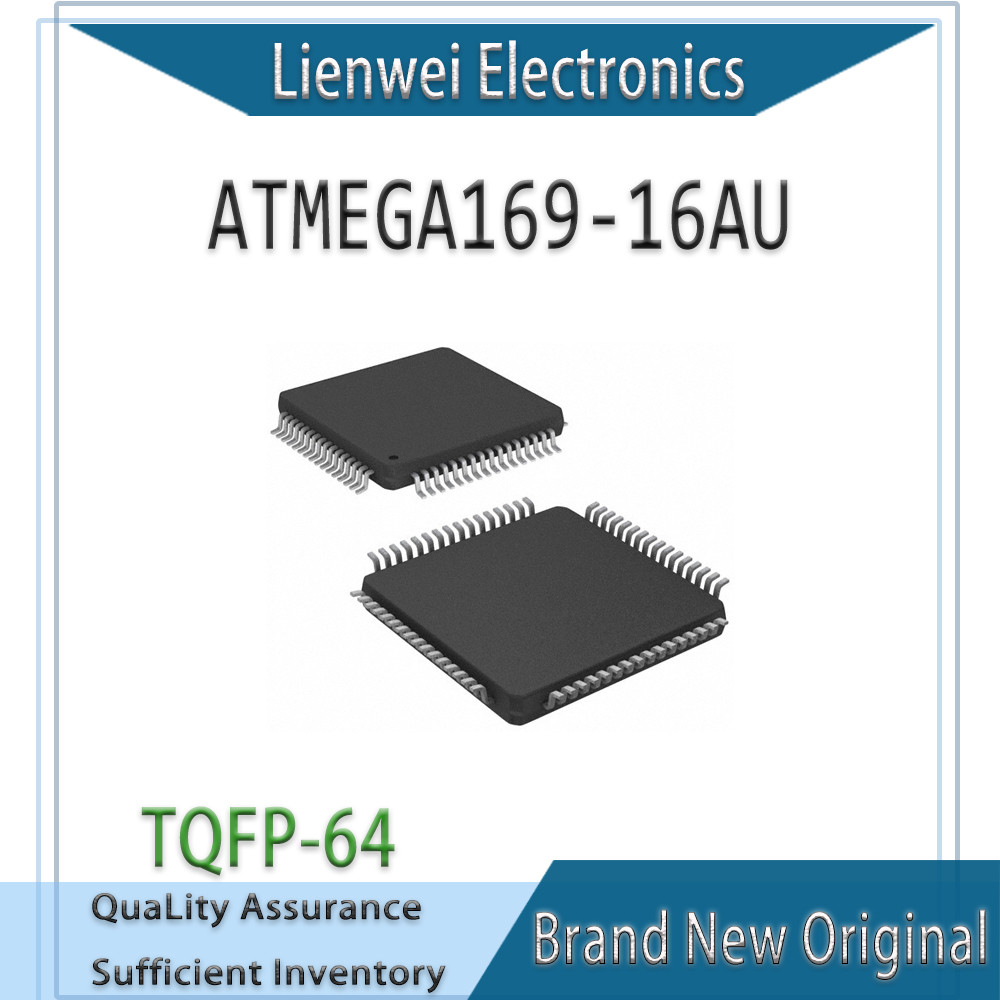 ของแท้ 100% ATMEGA169 ATMEGA169-16AU ชิปเซ็ต IC MCU TQFP-64