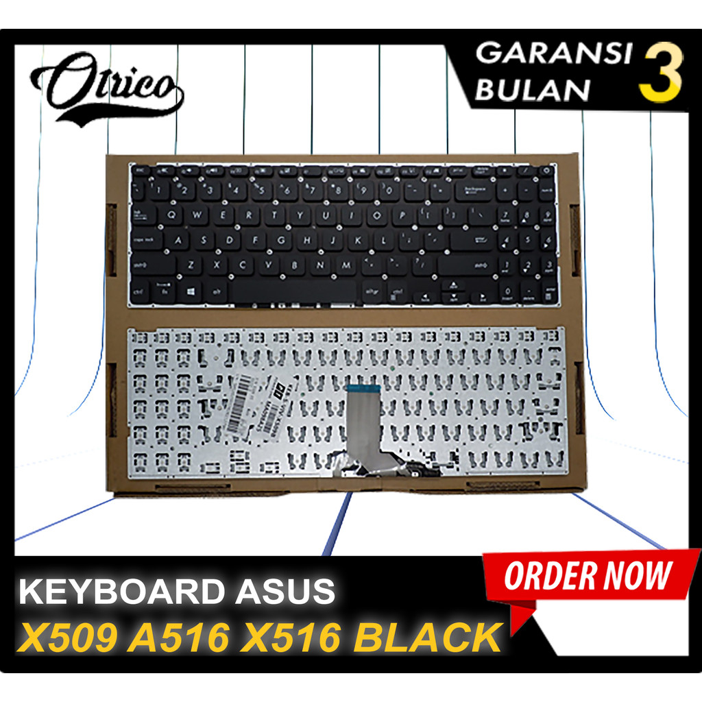 Asus Vivobook BLACK 15 X509 X516 V5000FL X509BA X509DA X509DJ X509DL X509FB X509JA X509JB OTRICO คีย