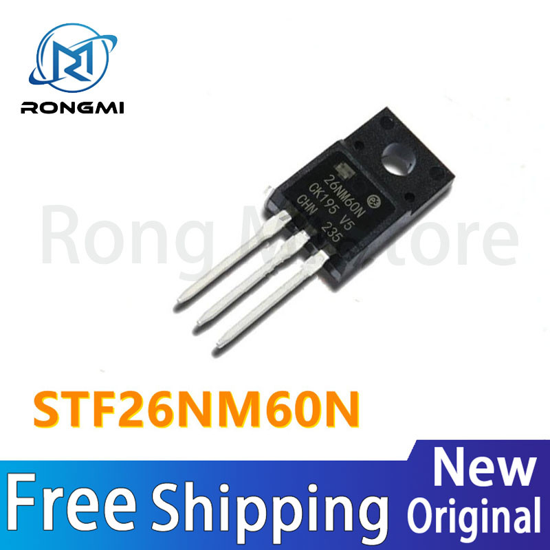 10 ชิ้น 100% ยี่ห้อใหม่ STF26NM60N 26NM60N TO-220 ชิปเซ็ตทรานซิสเตอร์จุดขายส่ง