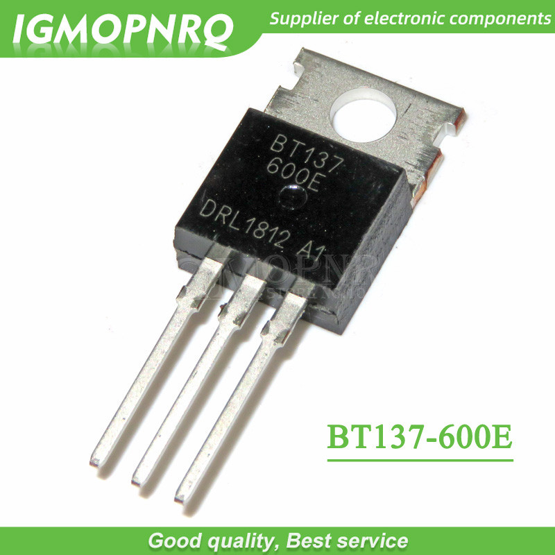 10pcs BT137 600E BT137 BT137 600 ถึง 220 600V Triacs RAIL TRIAC ใหม่เดิม
