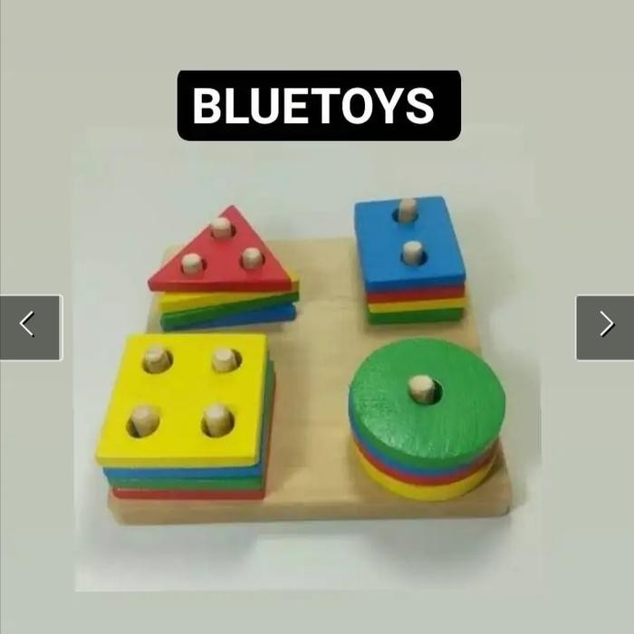 GEOMETRY SORTING/MONTSSIK TOY/เครื่องมือบําบัดหน่วยความจํา CODE 251