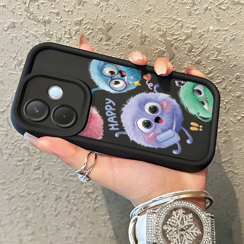 HP เคสโทรศัพท์สําหรับ OPPO A5 Pro 4G A5 Pro 5G A5 Energy Case Monster Ball ขนขนาดเล็ก Liquid Flavour