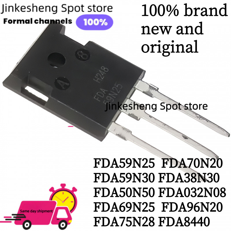 5PCS 100% ใหม่ original FDA59N25 FDA70N20 FDA59N30 FDA38N30 FDA50N50 FDA032N08 FDA69N25 FDA96N20 FDA