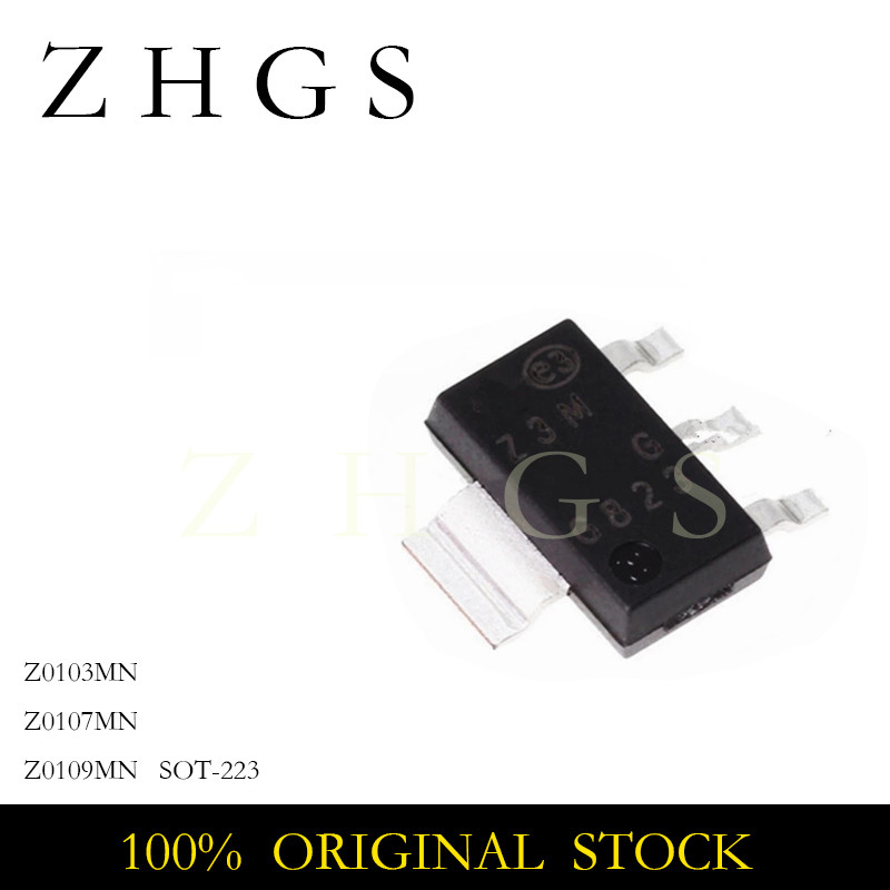 10pcs Z0107MN Z0103MN Z0109MN 07M 03M 09M Z7M Z3M Z9M SOT-223 Triac thyrtor ใหม่เดิม