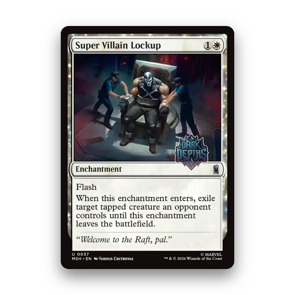 [MTG] Super Villain Lockup (#37) [MSH] [WHITE] [UNCOM] | Magic the Gathering
