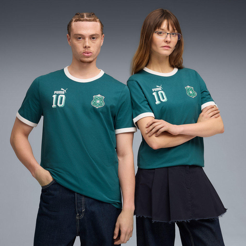 PUMA Prime/Select เสื้อยืดริงเงอร์ FUTURE.PUMA.ARCHIVE ยูนิเซ็กส์ สีเขียว - 63536841 — صورة 2