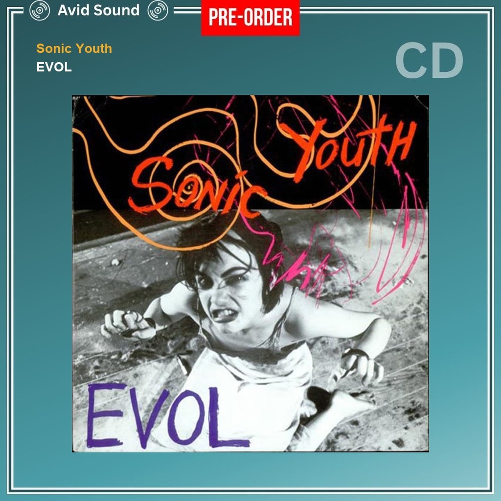 Pre-Order CD แผ่นซีดี Sonic Youth EVOL ใหม่ ซีล Sonic Youth CD