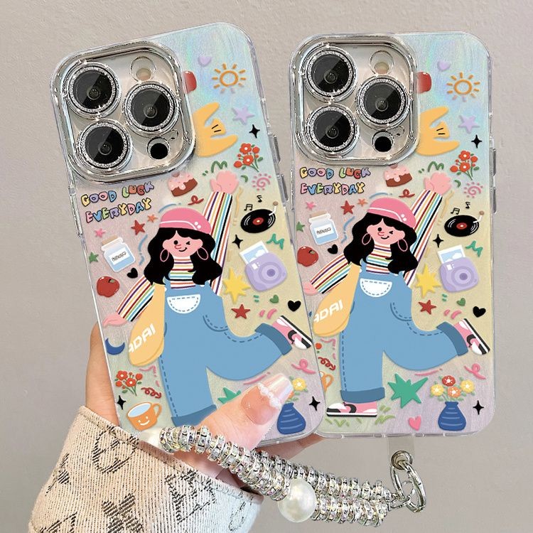 สาว Happy Soft Luck ดอกไม้ปลอก Relome C85 70 หมายเหตุ C71 60 60X C75 C75X C63 C53 C61 C51 9 4G 10 Pr