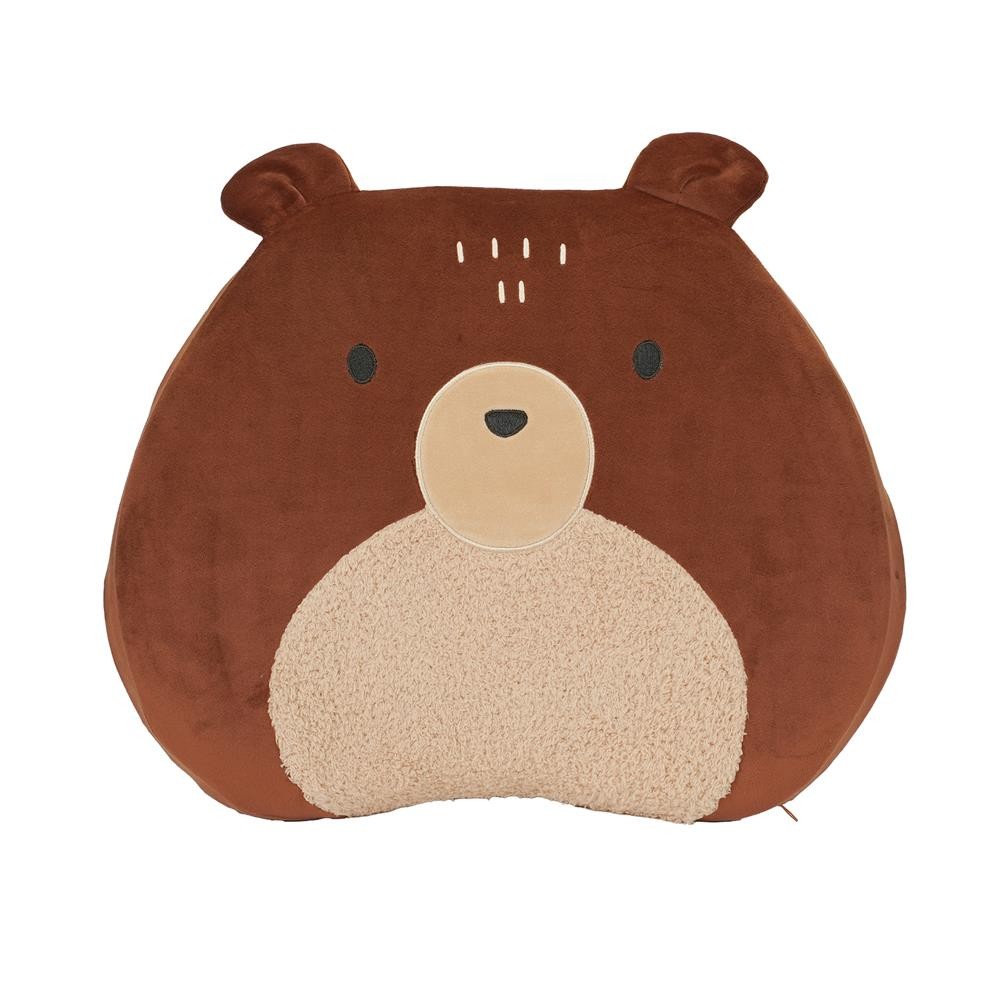 SNAZZ เบาะรองหลัง LITTLE-B 16.5X13นิ้ว สีน้ำตาล จัดส่งโดย HomePro