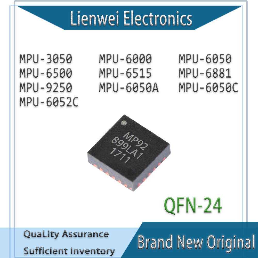 100% ใหม่ Original MPU-3050 MPU-6000 MPU-6050 MPU-6515 MPU-6881 MPU-6500 MPU-9250 MPU-6050A MPU-6050