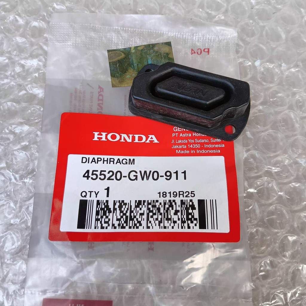 ยางไดอะแฟรมหลักเบรค Beat Fi K1A K1Al AHM 45520-GW0-911 Bz0097