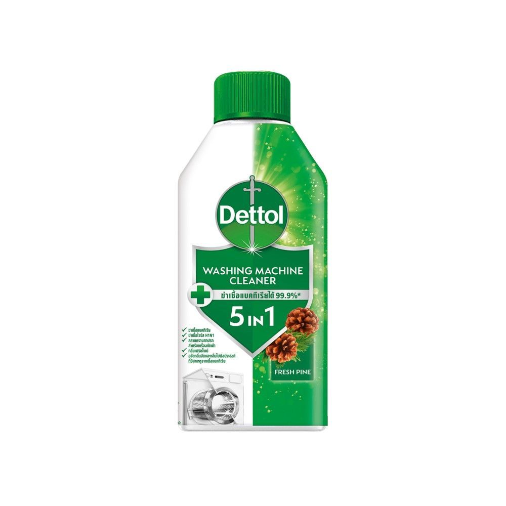 [สินค้าส่งด่วน] เดทตอล น้ำยาล้างเครื่องซักผ้า กลิ่นเฟรชไพน์ 250 มล.