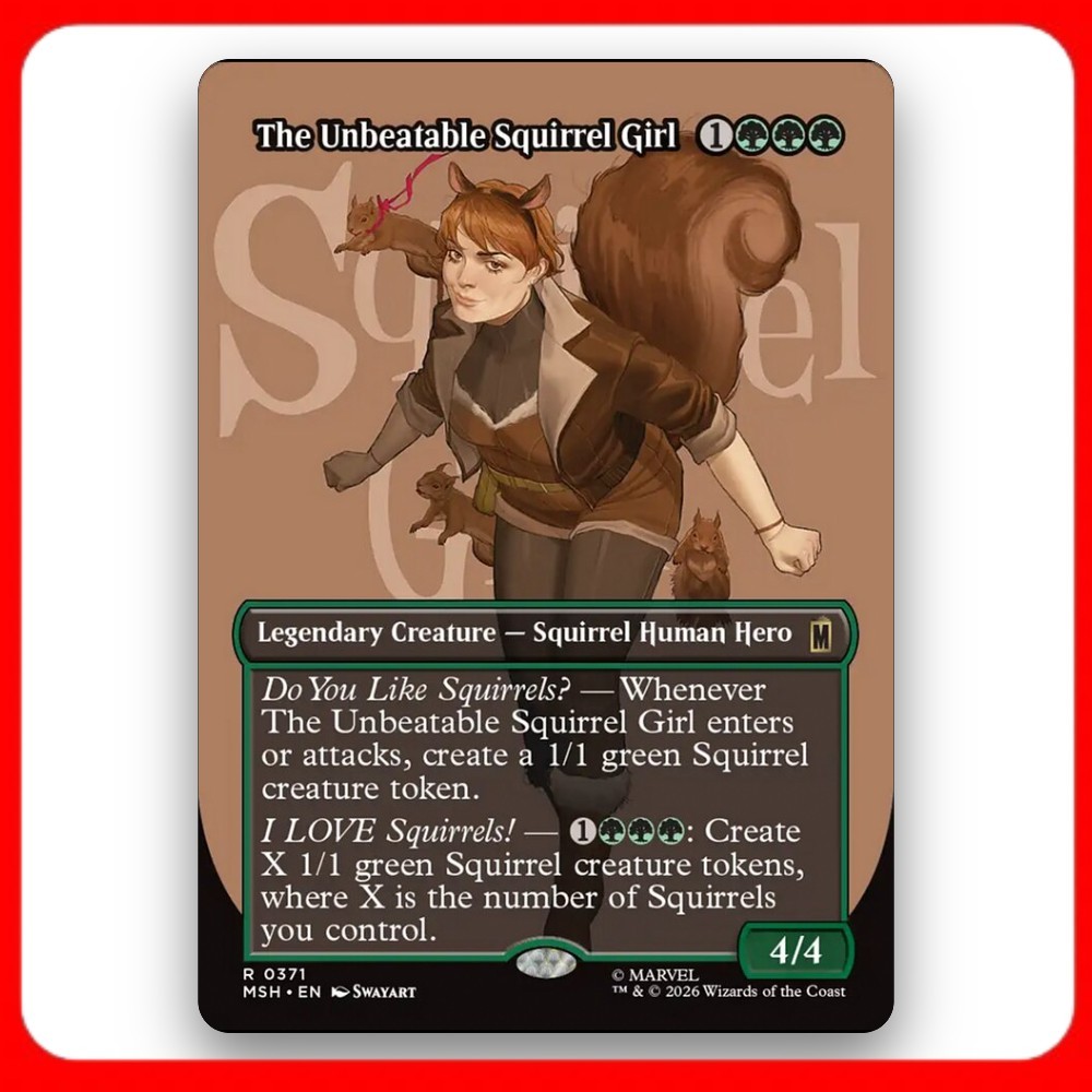 [MTG] The Unbeatable Squirrel Girl (#371) [MSH] [GREEN] [RARE] | Magic the Gathering