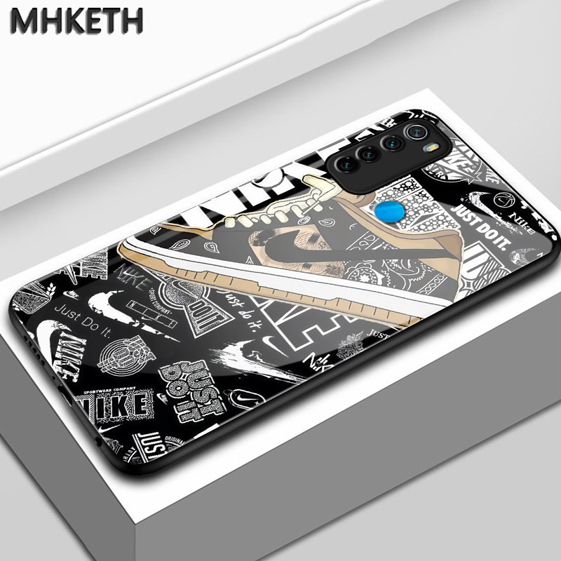 เคสสำหรับ Xiaomi Redmi Note 8 Note 8T Note 8 Pro เคสโทรศัพท์วัสดุแก้วเกรดสูงกันตกแบรนด์อินเทรนด์