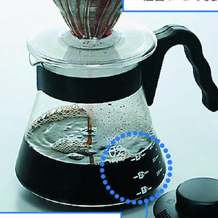 Hario - V60 Coffee Server VCS-03B - หม้อกาแฟแก้ว 1000ML