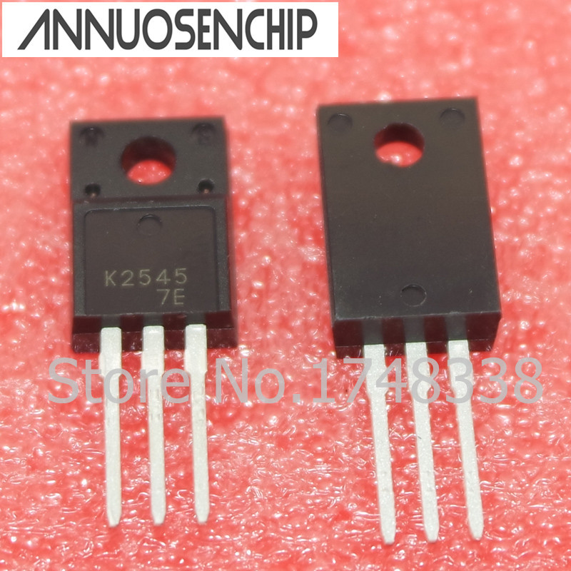 50 ชิ้น/ล็อต 2SK2545 K2545 TO-220F 600V 6A ใหม่เดิม