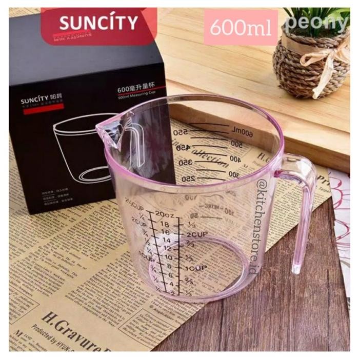 ถ้วยตวง Suncity Suncity Yc6017 600Ml ถ้วยตวงพลาสติก