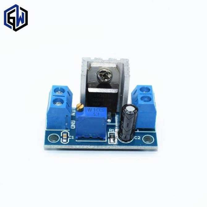 1 ชิ้น LM317 LM317T DC-DC step-down DC converter แผงวงจรแหล่งจ่ายไฟโมดูล