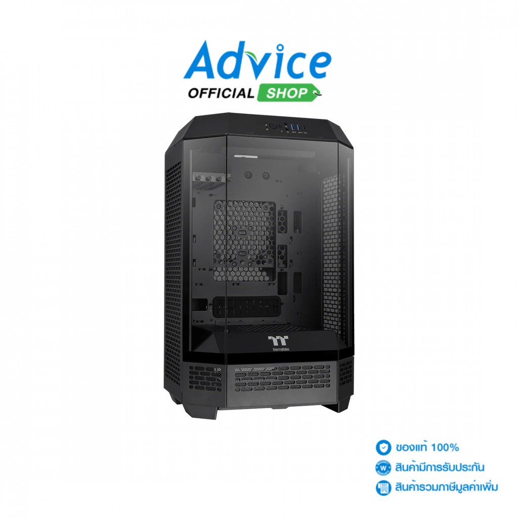 THERMALTAKE mATX CASE (เคสคอมพิวเตอร์) (NP) THE TOWER 300 BLACK (CA-1Y4-00S1WN-00) - A0170299