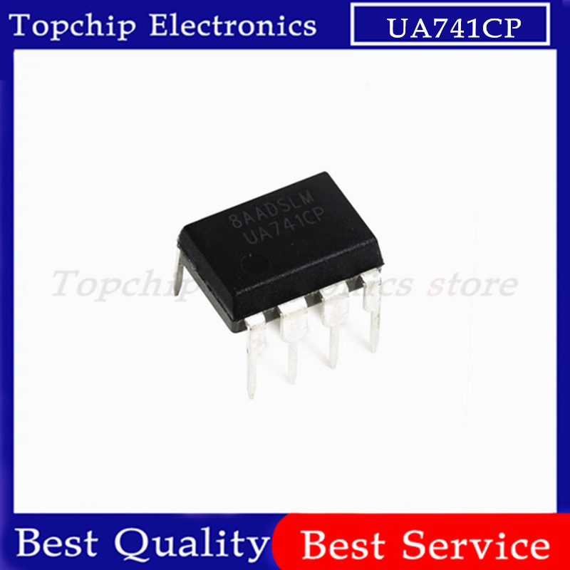 ยี่ห้อใหม่ 10-50 ชิ้น UA741CN UA741CP LM741CN DIP-8 UA741 LM741 DIP