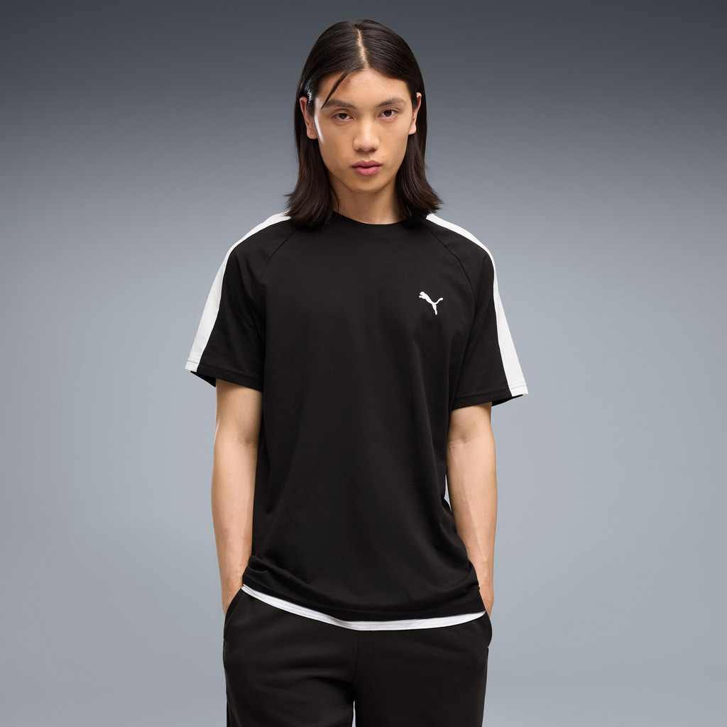 PUMA تيشيرت رجالي T7 — أسود — صورة 2