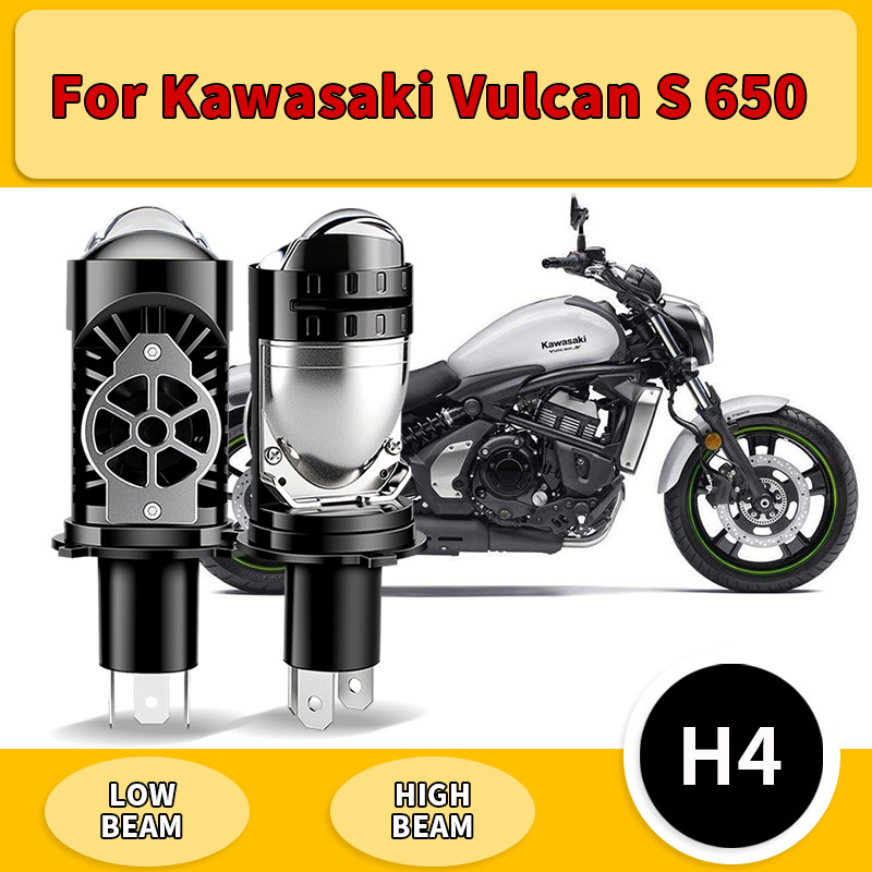 KAWASAKI 1PC/2PCSสําหรับKawasaki Vulcan S 650 H4/900/HB2 LEDไฟหน้าหลอดไฟโปรเจคเตอร์เลนส์Canbus Super Bright LED 6500K Hi/Low Lightใช้กับอัตโนมัติรถจักรยานยนต์โคมไฟ