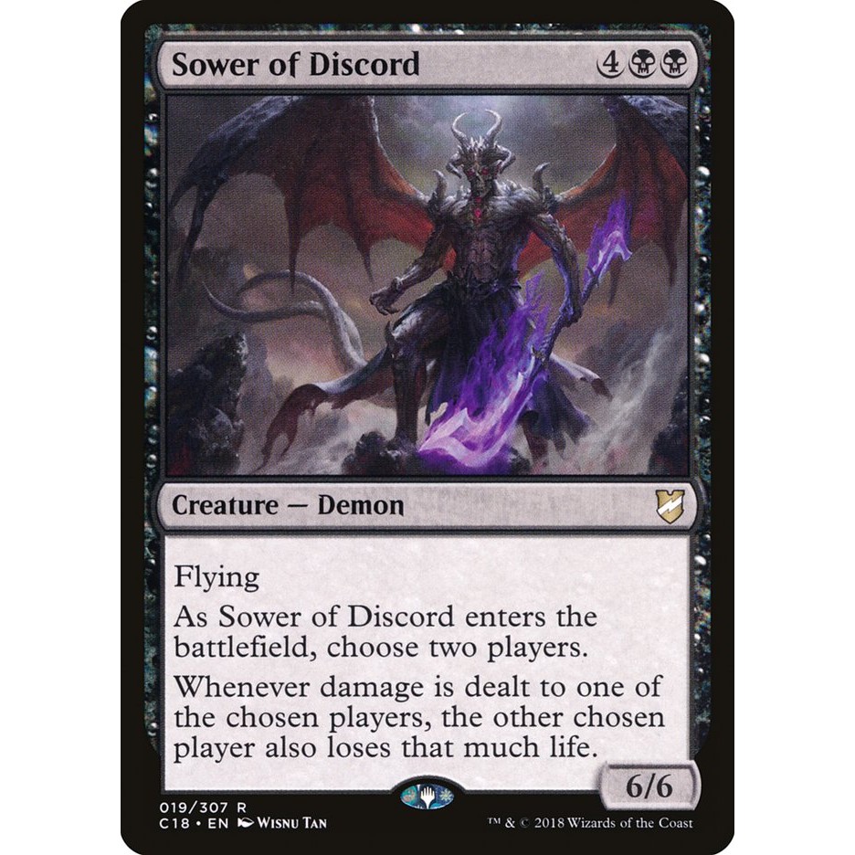 Sower of Discord การ์ด Magic the Gathering [MTG] ของแท้