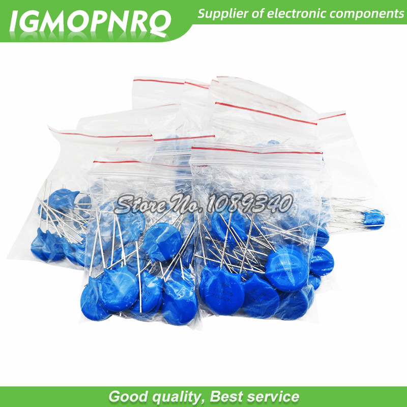 100PCS = 12 ค่า*10PCS Vartor Resistor ชุดสารพัน 5D471K 7D471K 7D431K 7D391K 10D471K 10D431K 10D391K 