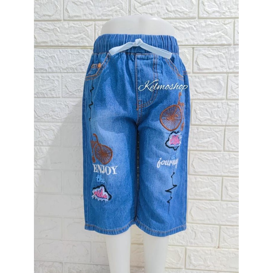 GIRLS JEANS SHORTS/KIDS JEANS/JEANS PANTS/7/8 JEANS PANTS/SHORT PANTS