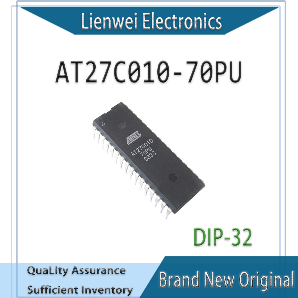 ของแท้ 100% AT27C010 AT27C010-70PU ชิปเซ็ต IC DIP-32