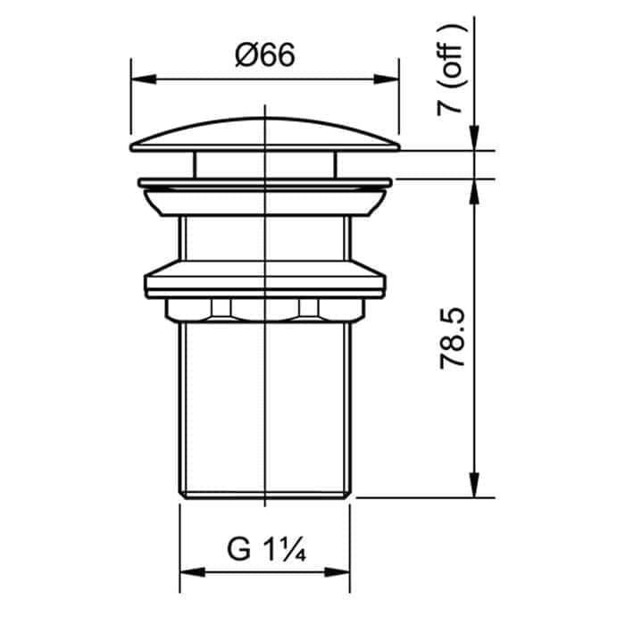 ขายดี T T 6 Jv2 N หัวระบายน้ํา / Toto T 6 Jv2 N Press Drain Ship