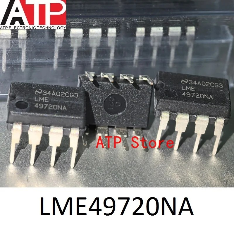 10PCS 100% ใหม่ LME49720NA 49720NA DIP-8 เสียง IC Development เครื่องมือ LME49720 EVAL BRD