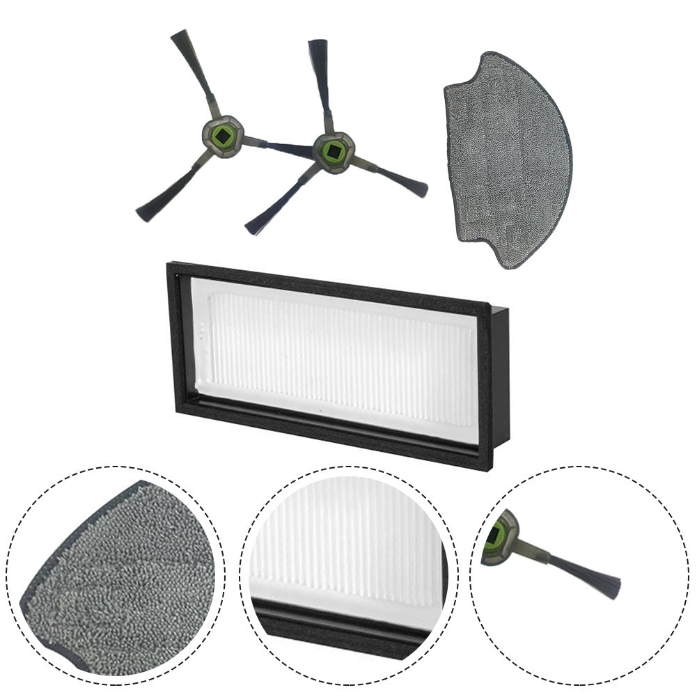 [DEMN HOT] Filter Side Brush Mop Cloth for AUTOBOT Robot Vacuum SMART 2 สําหรับ ISWEEP 1705A