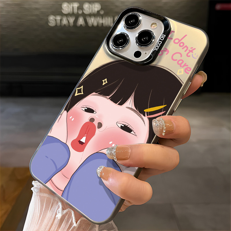 MHKETH เคสสำหรับ OPPO Reno 5 4G Reno 5 5G Reno 5K Reno 6 4G Find X3 Lite เคสโทรศัพท์ผิวเกล็ดน้ำแข็งสไตล์คู่รักตลก - รูปที่ 3