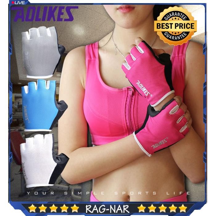 Choice - Aolikes 104 Gym Wrist Gym Gloves ถุงมือฟิตเนสยกน้ําหนักกีฬา