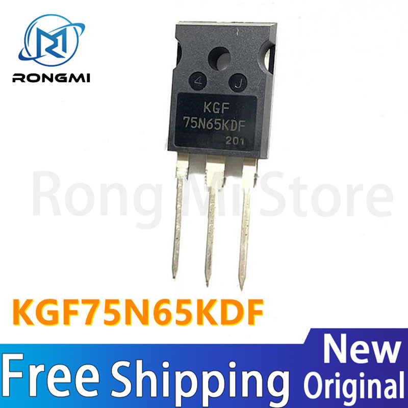 2-10 ชิ้น KGF75N65KDF KGF75N65 75N65KDF 75N65 TO-247 IGBT สนามผลทรานซิสเตอร์จัดส่งฟรี