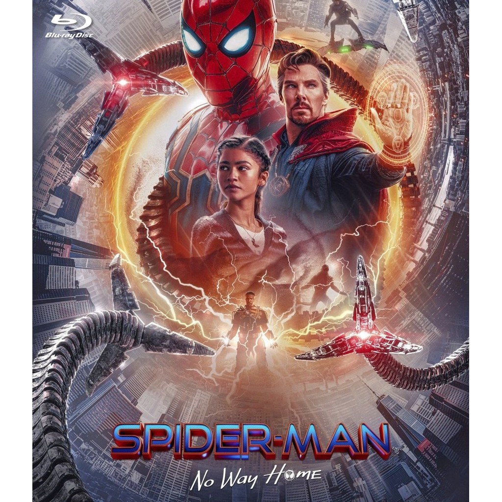 Spider-Man No Way Home (2021) บลูเรย์ Blu-ray ⭐7.9/10 Tom Holland