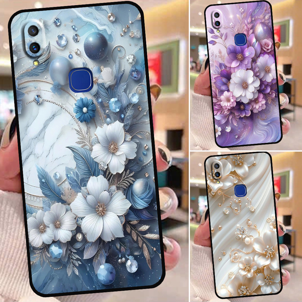 เคส Vivo V11 / V11i พิมพ์ลายดอกไม้สุดหรู