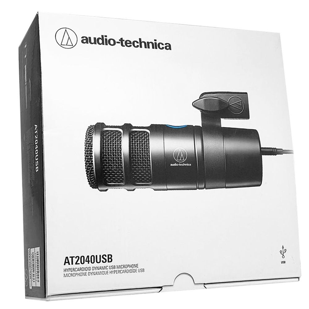 Audio-Technica AT2040USB Hypercardioid Dynamic Podcast Microphone