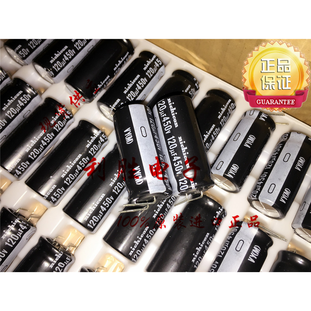 2PCS 120UF 450V ญี่ปุ่น Nichicon Electrolytic Capacitor 450V120UF 18X40 VY 105 องศา