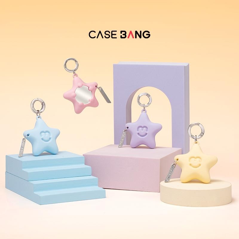 เสน่ห์ดาวออกแบบกระจกเข้ากันได้กับโทรศัพท์และเคสส่วนใหญ่เหมาะสําหรับกระเป๋าพวงกุญแจ