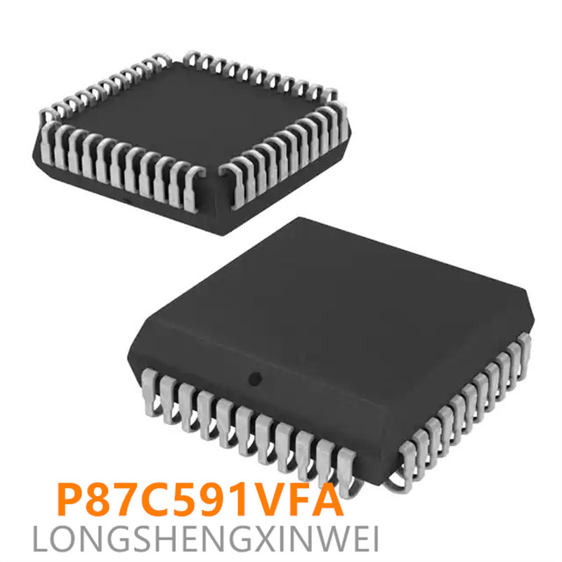 SHDJ-1PCS P87C591VFA P87C591 PLCC 44 Patch 8 บิตไมโครคอนโทรลเลอร์ชิป IC ใหม่เดิม