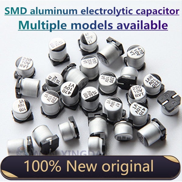 SMD อลูมิเนียม electrolytic capacitor 20%10V 16V 25V 35V 47UF 50V 63V 100UF 220UF 470UF 1000UF 10UF 