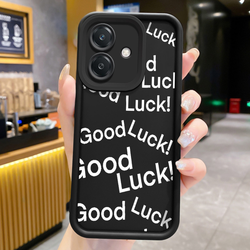 MATA HP เคสโทรศัพท์สําหรับ OPPO A3 4G A3 5G A3X 4G A3X 5G A3 Pro 5G A80 5G เคสโทรศัพท์ Lucky Words ร