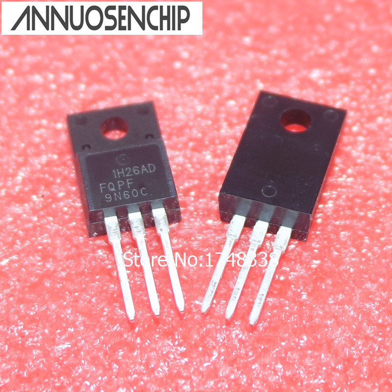 10PCS FQPF2N60C FQPF9N60C FQPF9N50C FQPF10N60C FQPF20N60 9N60 9N50 10N60 20N60 TO-220F เดิมในสต็อกชิ