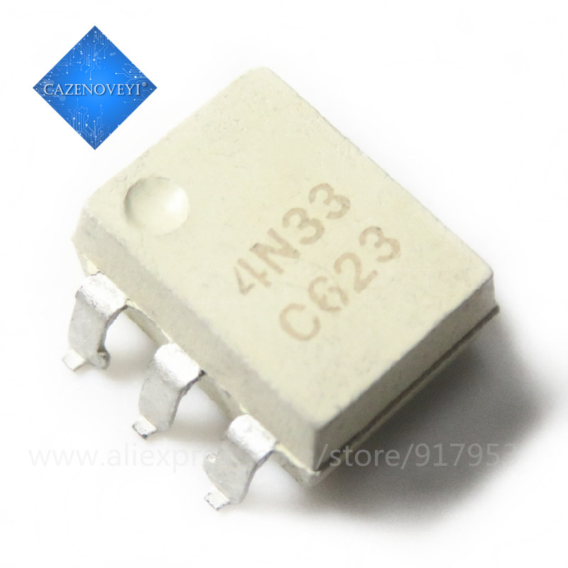 10 ชิ้น/ล็อต 4N40 4N39 4N38 4N37 4N36 4N35 4N33 4N32 4N27 4N28 SMD-6 IC Optocoupler ใหม่เดิม
