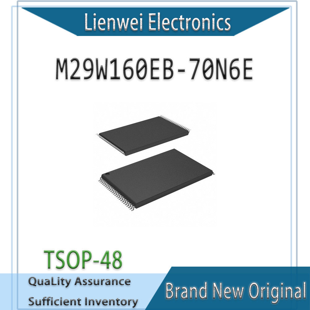100% ใหม่ M29W160EB M29W160EB-70N6E M29W160EB-70N6 M29W160EB70N6E IC FLASH 16MB ชิปเซ็ต TSOP-48