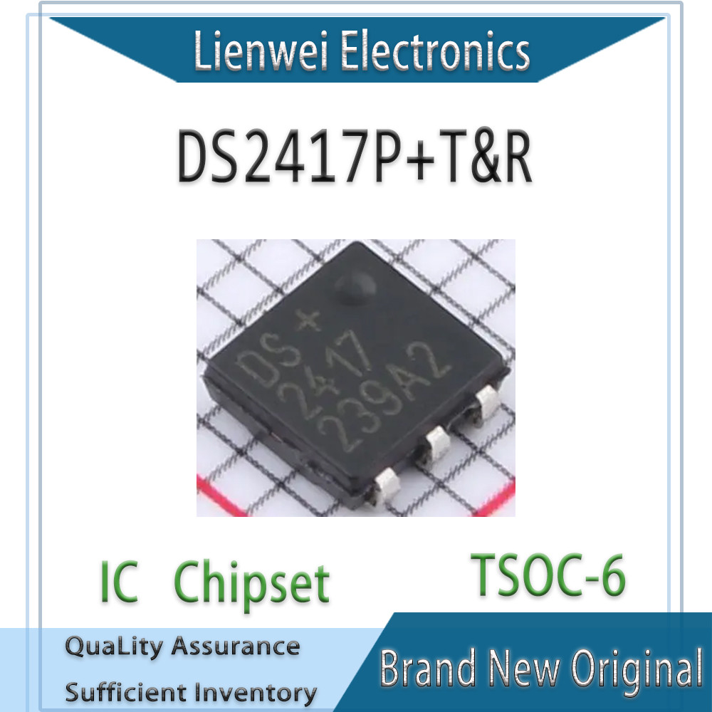 100% ใหม่ Original DS2417 DS2417P + T & R DS2417P + DS2417P ชิปเซ็ต IC TSOC-6
