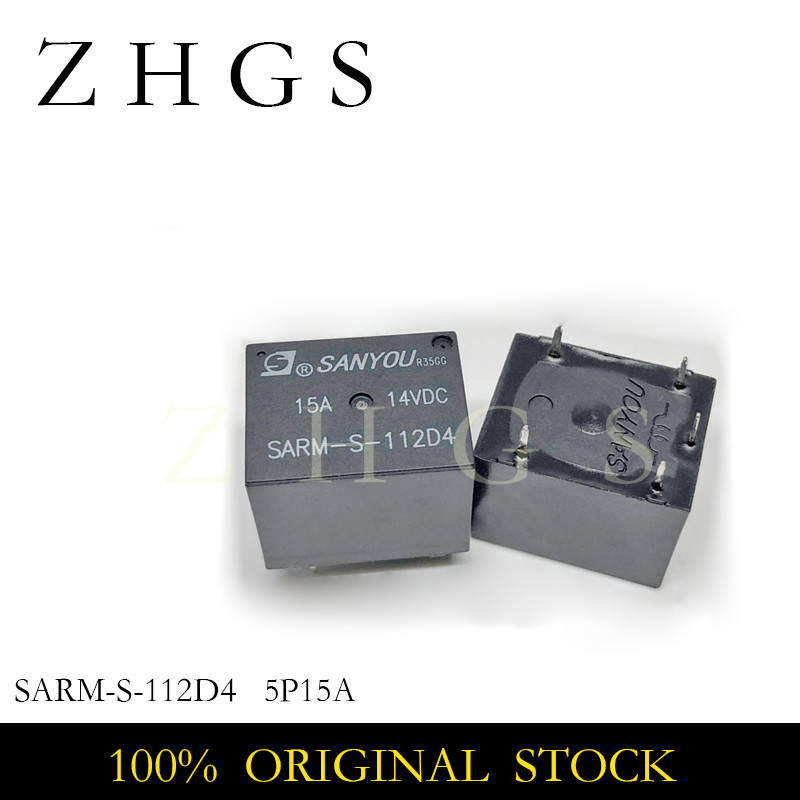 2-10PCS SARM-S-112D4 SARM S 112D4 5P 15A 12V สําหรับรถของเล่นรถเข็นเด็ก RELAY